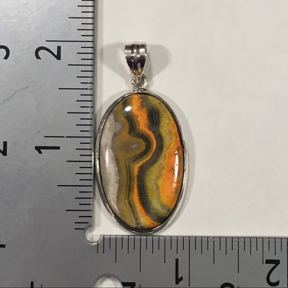 Bumblebee Jasper Pendant (G) - Picture 8 of 8